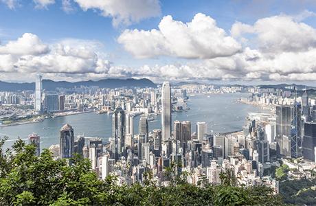 Vue sur Hong-kong