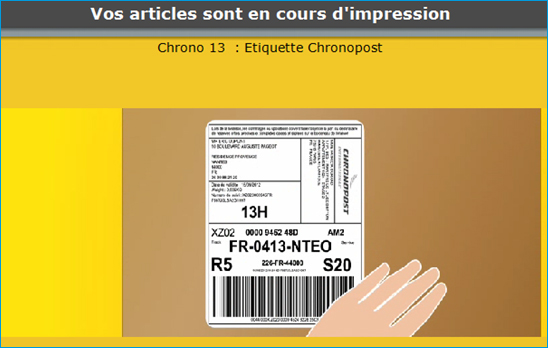 Impression Des Etiquettes De Transport Sur Les Automates En