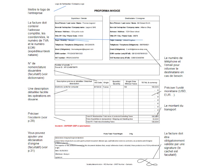 Pro forma Invoice for professionals